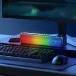 ลำโพงบลูทูธ ลำโพงไร้สาย รุ่น RB-M8 ลำโพง Bluetooth Speaker เสียงดี เบสแน่น ลำโพงพกพา ไฟ RGB วิบวับหลากสี