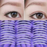 YPN 480 PCS Double Eyelid Tape Invis Double Fold Eyelid Adow Sticer Natur Maeup Clear Eyelid Strip Eyes Mae Up Tool