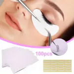100pcs Eyeer IELD for Eye Adow Eye Patches Disposable Eyela Extensions Pads T Pad Eyes Lips Maeup Tool