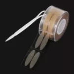 600pcs Eyelid Tape Sticer Invis Double Fold Eyelid Paste Clear Beige Stripe Self-Adhee Natur Eye Tape Maeup Tools