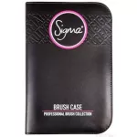 20 % discount. Sigma Brush Case - Black Leather Bag with a luxurious black brush, shiny, can put 29 sizes of brushes.