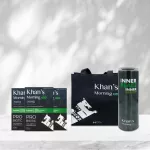 Cannes Morning, size 30 sachets, 3 boxes, plus water bottles and cloth bags