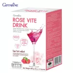 Giffarine Giffarine Rose White Drink, ready -made drinks, collagen powder, Acerola Cherry extract And 10 rose petals extract. Sachets 86301