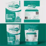 Pre Bio Dietary Supplement, Previ Min Bio, WEMIN BIO, 1 large wrapped wrap