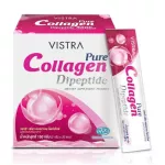 VISTRA Pure Collagen DiPeptide 5000mg วิสทร้า เพียว คอลลาเจน ไดเปปไทด์ 5000มก 5g. x 30ซอง