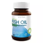 VISTRA Salmon Fish Oil 1000 mg วิสทร้า น้ำมันปลาแซลมอน 30 แคปซูล
