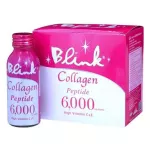 Blink Collagen Peptide Drink 6000mg. บริ๊งค์ คอลลาเจน เปปไทด์ 6000มก. 100ml. x 6ขวด