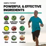 Helps to detoxify the liver !!! Increase Simply Potent Liver Detox, 60 capsules No.701