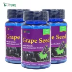 Grape seed extract x 3 bottles of graph, 1000 grape seed Extract 1000 The Nature, Clear skin nourishing freckles