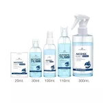 เซตถูกสุดสเปรย์แอลกอฮอล์ 300ml 1ชิ้น +120ml 1 ชิ้น + 100ml 1 ชิ้น+ สเปรย์การ์ด 1 ชิ้น