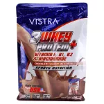 Vistra Whey Protein Plus Chocolate flavour 35 g. 15 packs วิสทร้า เวย์โปรตีนพลัส รสช็อคโกแลต 35 ก. 15 ซอง