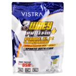 Vistra Whey Protein Plus Vanilla flavour 35 g. 15 packs วิสทร้า เวย์โปรตีนพลัส รสวานิลลา 35 ก. 15 ซอง