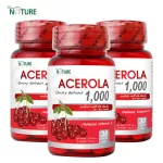 Vitamin C Acerola Cherry Extracted 1,000 mg. Acerola X 3 bottles of natural vitamin C. The Nature Acerola Cherry Extract the Nature Vitamin C