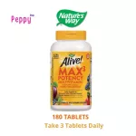 Nature's Way Alive! Max3 Daily Multi-Vitamin no added IRON 180 Tablets Vitamin 180 tablets.