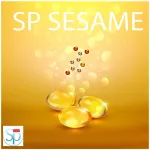 SP SEASA has a black sesame sesame seed.