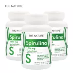 Spirulina Tablets The Nature Spicy Seaweed, Type x 3 Bottles, Seaweed, Gold Detox Helping the Nature