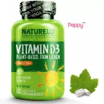 Naturelo Vitamin D3 Plant Based 5000 IU 180 Easy Swallow Capsules Vitamin D 3 180 Weigi Capsule