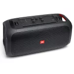 JBL : PartyBox On-The-Go by Millionhead (ลำโพงบลูทูธไร้สายแบบพกพา ที่มาพร้อมกับไมโครโฟนไร้สายถึง2ตัวและมีไฟเอฟเฟคมาให้)