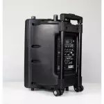 ลำโพงเคลื่อนที่ BIK USK-10VN ตู้ลำโพงอเนกประสงค์ 10 นิ้ว ตู้คาราโอเกะ พร้อมไมค์ลอย 2 ตัว