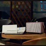 ลำโพงบลูทูธ QIXI รุ่น SK-2025 ลำโพงไร้สาย Speaker Bluetooth Wireless ลำโพง แบตเตอรี่ชาร์จไฟได้ในตัว ดีไซส์วินเทจ เบา พร้อมสายหิ้ว