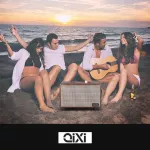 ลำโพงบลูทูธ QIXI รุ่น SK-2025 ลำโพงไร้สาย Speaker Bluetooth Wireless ลำโพง แบตเตอรี่ชาร์จไฟได้ในตัว ดีไซส์วินเทจ เบา พร้อมสายหิ้ว