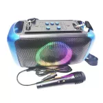 ลำโพงบลูทูธ Bass Boost ลำโพง Bluetooth Speaker ลำโพงไร้สาย ขนาด 3นิ้ว เสียงทรงพลัง เบสแน่น ลำโพงพกพา ไฟหลากสี