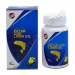 Patar Cod Liver Oil, fish liver oil, Par 60 capsules