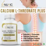Calcium L-Tree Onet Plus x 1 bottle of calcium carbonate collagen Soi Inuvic Calcium L-Threonate Plus Carbonate Collagen