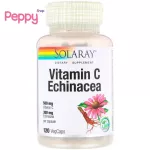 Solaray Vitamin C Echinacea 500 mg 120 Vegcaps Vitamin C Electric 120 Weigi Capsule