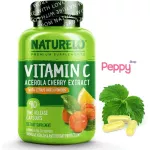 Naturelo Vitamin C Acerola Cherry Extract with Citrus Bioflavonoids 90 Time RELEASE CAPSULES 90 vitamin C