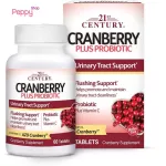 21st Century Cranberry Plus Probiotic 60 Tablets แครนเบอร์รี่ผสมโปรไบโอติค