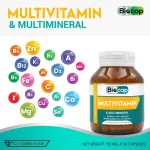 Vitamins and minerals, combined biots, vitamin A, BC, Multed EK Multivitamin and Multimineral Biocap Vitamin A B1 B2 B3 B6 B7 B9 B912 C D E K