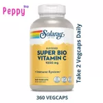 Solaray SUPER BIO VITAMIN C TIMED RELEASE 360 Vegcaps Super Biomer 360 Vitamin C Capsule