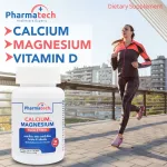 แคลเซียม แมกนีเซียม วิตามินดี x 1 ขวด Calcium Magnesium Vitamin D ฟาร์มาเทค Pharmatech บรรจุขวดละ 30 เม็ด