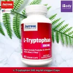 แอล-ทริปโตเฟน L-Tryptophan 500mg 60 Veggie Caps Jarrow Formulas®