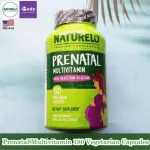 วิตามินรวม สำหรับสตรีก่อนคลอด Prenatal Multivitamin 180 Vegetarian Capsules with Folate, Iron, & Calcium NATURELO®
