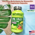 วิตามินและแร่ธาตุรวม 24 ชนิด สำหรับผู้หญิง 50+ One Daily Multivitamin for Women 50+, 60 Vegetarian Capsules NATURELO®