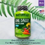 23 vitamins and minerals for men One Daily Multivitamin for Men 120 Vegetarian Capsules Naturelo®