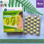 อาหารเสริมเพื่อสุขภาพ ระบบทางเดินหายใจ Sinupret® Sinus + Immune Support, Adult Strength 25 Tablets Bionorica®