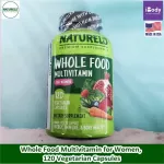 Vitamins and minerals from plants For women whole food multivitamin for Women 120 Vegetarian Capsules Naturelo®