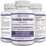** Imported from America, ready to deliver ** Simply Potent Thyroid Support 60 Capsules No.454