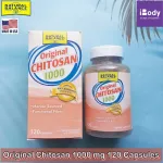 ไกโตซาน Original Chitosan 1000 mg 120 Capsules Natural Balance® ไคโตซาน ไฟเบอร์จากธรรมชาติ