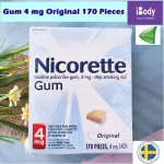 Nicore Gum 4 MG 110 Or 170 Pieces, Original Nicorette® Stop Smoking Aid Nicore