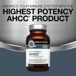 เอเอชซีซี สารสกัดจากเห็ดญี่ปุ่น Kinoko Platinum AHCC 750 mg 60 Vegicaps Quality of Life Labs®