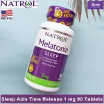 วิตามิน นอนหลับ Sleep Aids 1 mg Time Release 90 Tablets  Natrol® หลับเร็ว หลับลึก หลับสบาย
