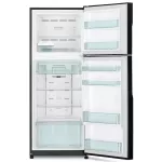 Hitachi, 2-door refrigerator 9.5 queue, R-H270PD, BSL, R600A, Genius Dualsensingcontrol, glass safety glass shelf.
