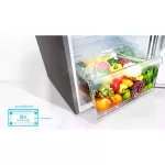 LG, 2-door refrigerator, 6.6 cubic GN-B202SQBB. Normal 15990 baht. Linearcooling helps control the temperature of only 0.5 degrees. Inverter guarantees 10 years. Moistbalance
