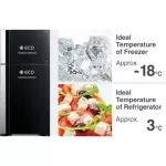 Hitachi 2-door refrigerator inverter12.3 Q R-V350PDBSL Electronic Winner Cold Fan Cold Fan Guaranteed 10 years