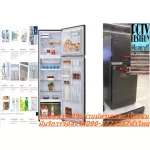 TOSHIBA 2-door refrigerator 12.8 Q Gr-A41KBZ (DS) Inverter without any purchase box.