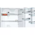BOSCH refrigerator with a freezer below 21Q model KGN86AI42N Stainless Steel Color